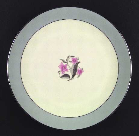 Vista Gray (Rim & Coupe) Coupe Dinner Plate