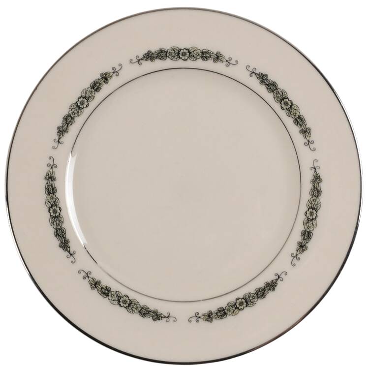 Winter Rose (Rim & Coupe) Bread & Butter Plate