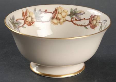 Woodrose No Color Band (Gold Trim, Rim) Coupe Cereal Bowl