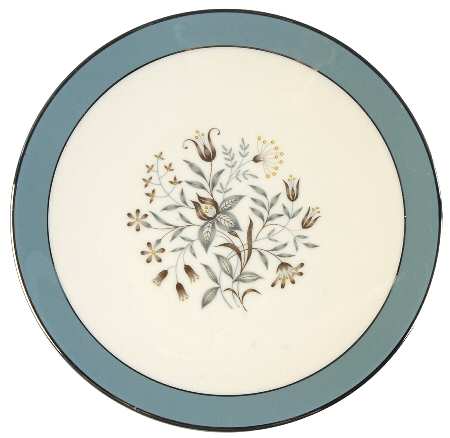 Woodsong Peacock (Rim & Coupe) Coupe Bread & Butter Plate