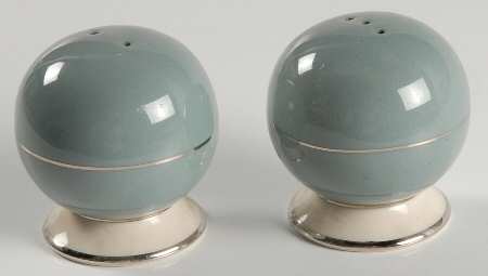 Woodsong Peacock (Rim & Coupe) Salt & Pepper Set