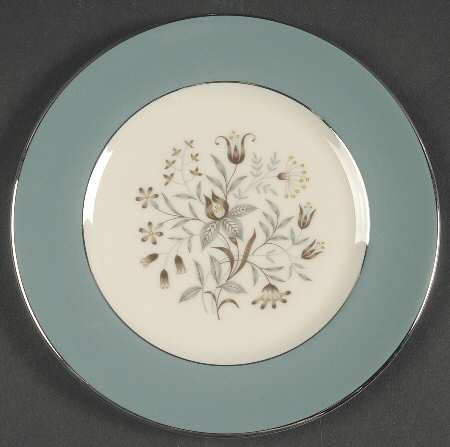 Woodsong Peacock (Rim & Coupe) Bread & Butter Plate