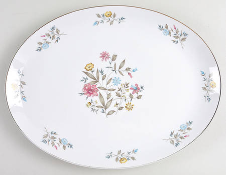 Blossom Time 16" Oval Serving Platter