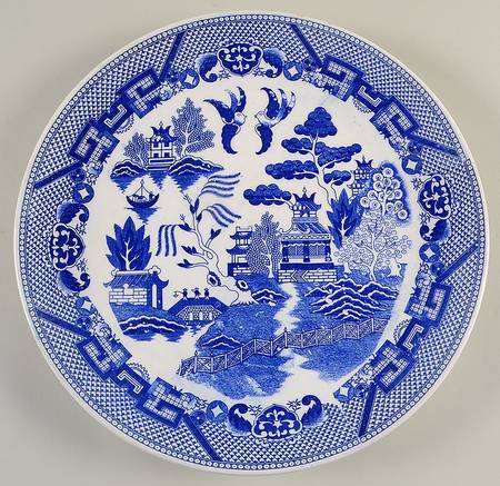 Blue Willow 12" Chop Plate (Round Platter)