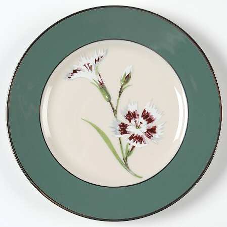 Emerald Carnation Bread & Butter Plate