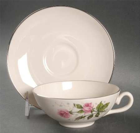 FLE2 Flat Cup & Saucer Set by Fleetwood