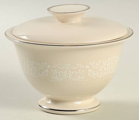 Queen's Lace Sugar Bowl & Lid