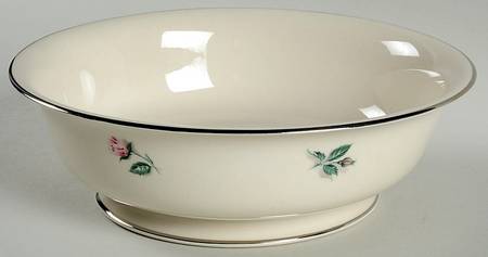 Sweetheart Rosebud 8" Round Vegetable Bowl