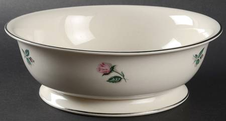 Sweetheart Rosebud 7" Round Vegetable Bowl