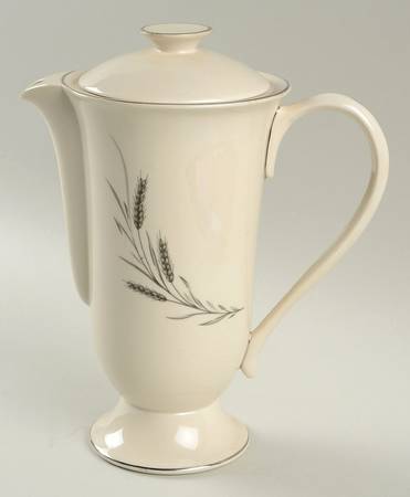 Whispering Wheat Coffee Pot & Lid