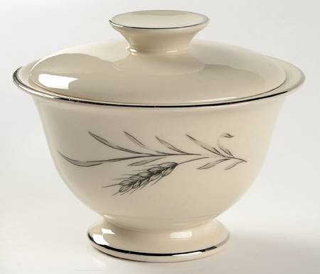 Whispering Wheat Sugar Bowl & Lid