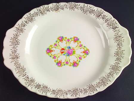 FLW2 13" Oval Serving Platter