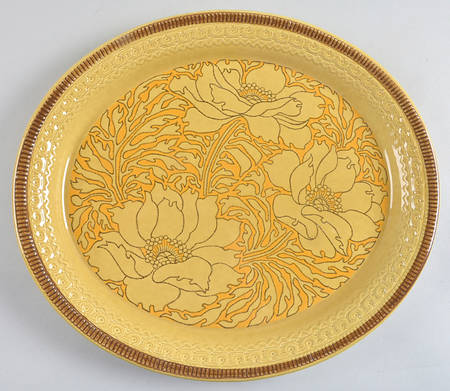 Amapola 14" Oval Serving Platter