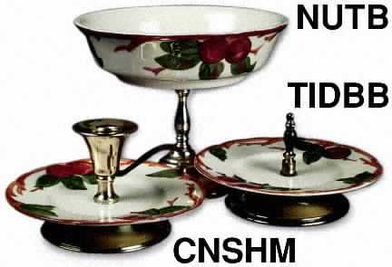 Apple (USA Backstamp) Nut Bowl