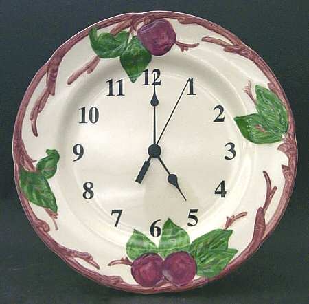 Apple (USA Backstamp) 1-2" depth  Clock Plate HC