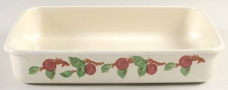 Apple (England Backstamp) Large Metal Rectangular Baker