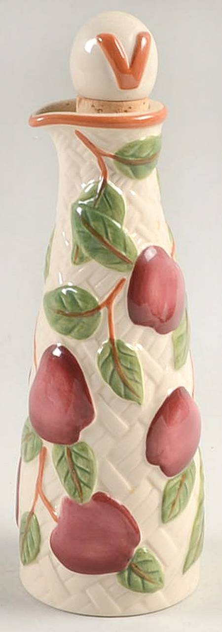 Apple (England Backstamp) Vinegar with "V" Stopper