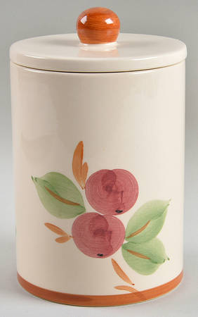 Apple (England Backstamp) Medium Canister & Lid