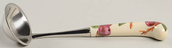 Apple (England Backstamp) Gravy Ladle with Stainless Bowl