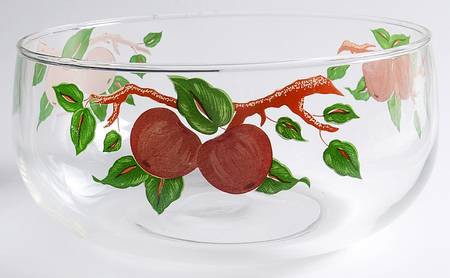 Apple (England Backstamp) 9" Glassware Salad Bowl