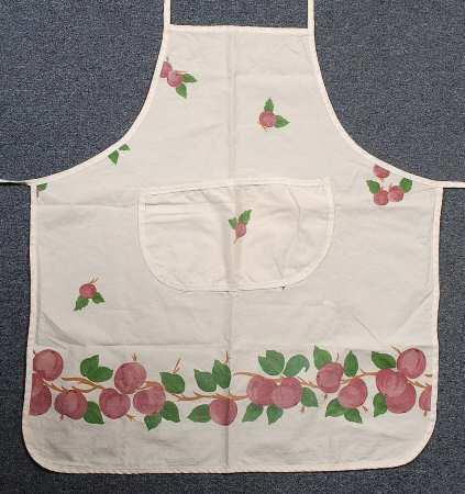Apple (England Backstamp) Cloth Kitchen Apron