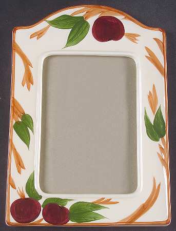 Apple (England Backstamp) Frame-Holds 5" X 7"