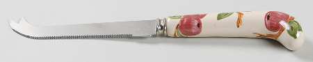 Apple (England Backstamp) Cheese Knife with Stainless Blade