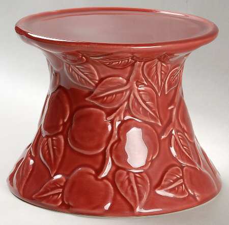 Apple (England Backstamp) 4" Pillar Candleholder