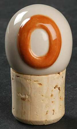 Apple (England Backstamp) Stopper for Oil "O"