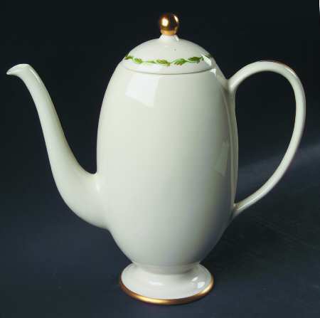 Arcadia Green Coffee Pot & Lid