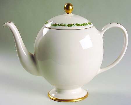 Arcadia Green Teapot & Lid
