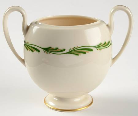 Arcadia Green Sugar Bowl No Lid