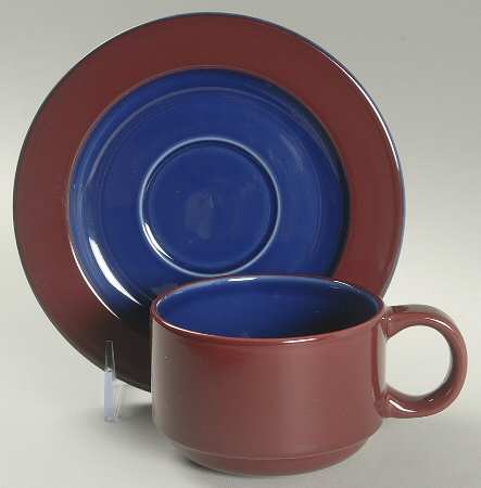 Aurora Flat Cup & Saucer Set