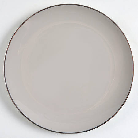 Birchbark (Platinum Trim) Luncheon Plate