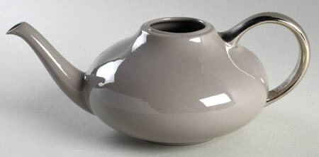 Birchbark (Platinum Trim) Teapot No Lid