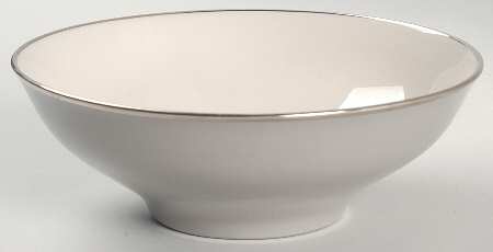 Birchbark (Platinum Trim) Coupe Cereal Bowl
