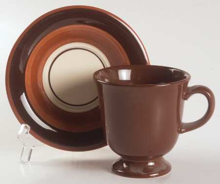 Bittersweet Footed Cup & Saucer Set