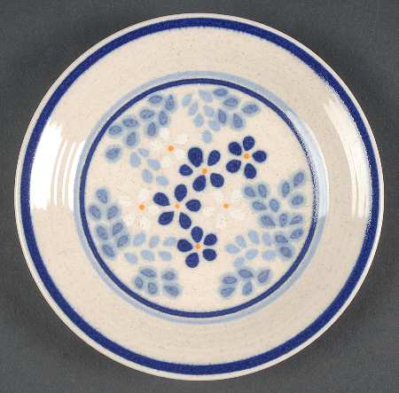 Blueberry Bread & Butter Plate