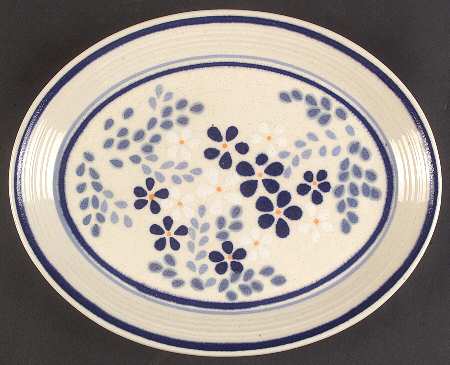 Blueberry 11" Oval Serving Platter