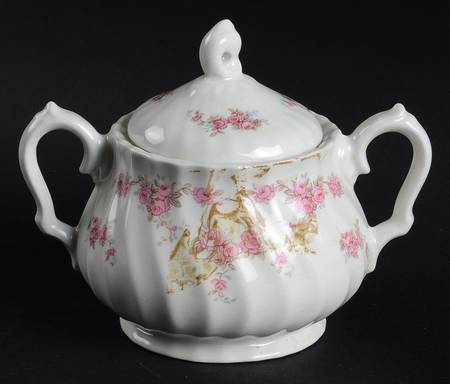 Brides Bouquet Sugar Bowl & Lid