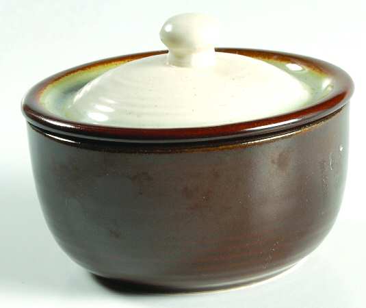 Chestnut Sugar Bowl & Lid