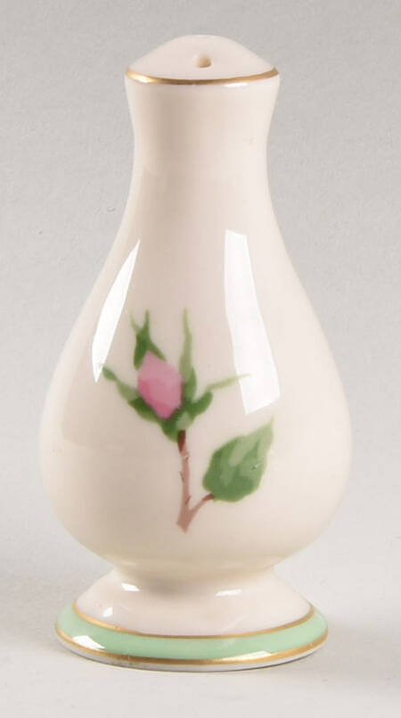 Cherokee Rose Green Band Pepper Shaker