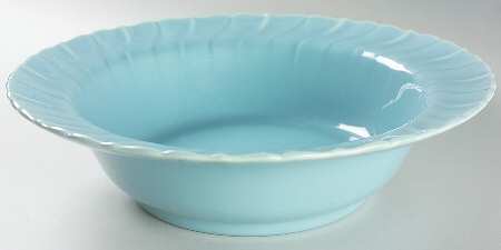 Coronado Aqua Glossy 10" Large Salad Serving Bowl
