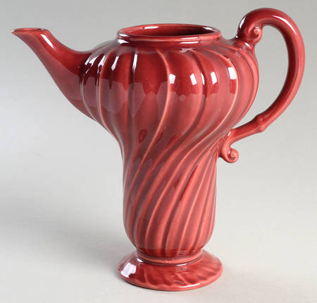 Coronado Burgundy Maroon (Glossy) Coffee Pot No Lid