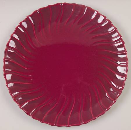 Coronado Burgundy Maroon (Glossy) 11" Chop Plate (Round Platter)