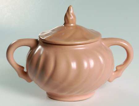 Coronado Coral Beige (Matte) Sugar Bowl & Lid