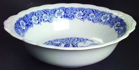 Countryside Blue 8" Round Vegetable Bowl