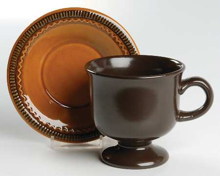 Creole Footed Cup & Saucer Set