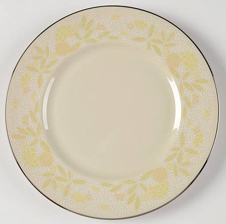 Crinoline (Pale Yellow) Salad Plate
