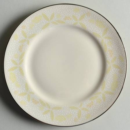 Crinoline (Pale Yellow) Bread & Butter Plate